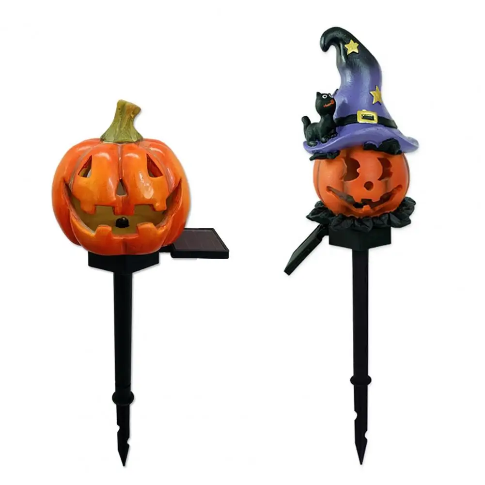 Garden Light Spooky Solar Halloween Lights Set for Outdoor Yard Decor Ghost Pumpkin Halloween Decorations