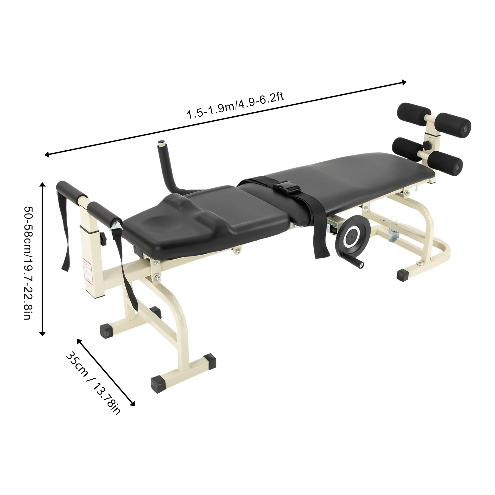 Cervical Massage Traction Bed Multifunctional Back Stretch Bench Lumbar Spine Cervical Traction Massage Table Bench