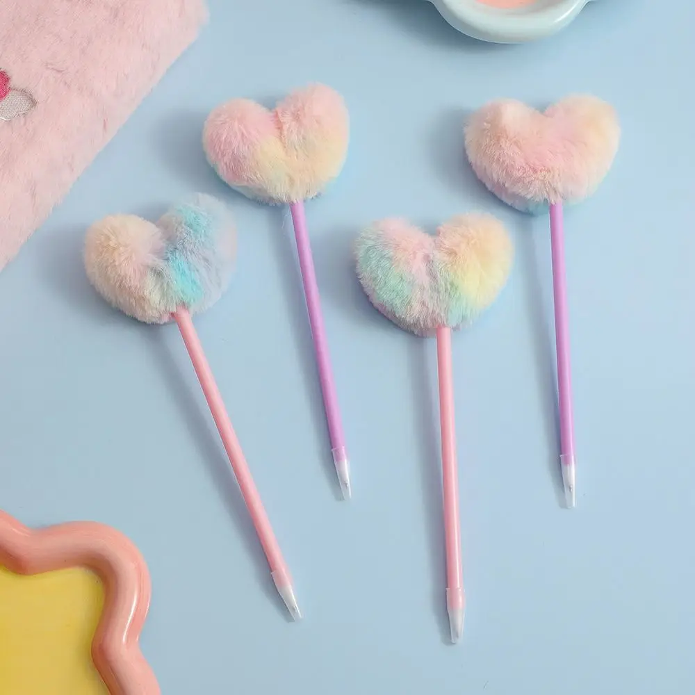 

Neutral Gel Pen Children's Plush Pen Handwriting Quick-Drying Plush Ballpoint Pen Signature Pen Writing Smoothly Student Gel Pen