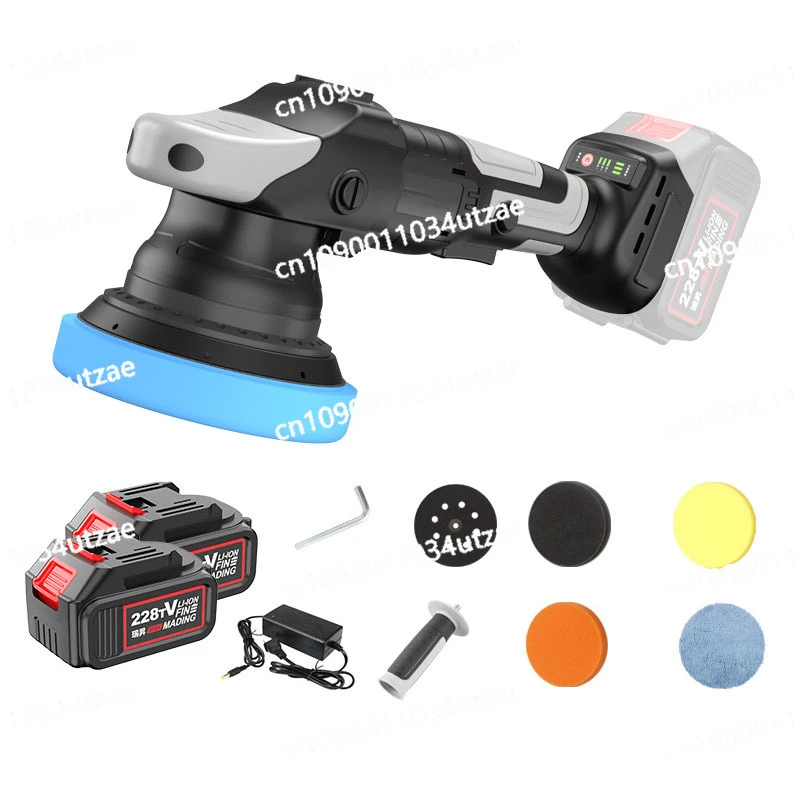 900W Cordless Car Polisher Machine Auto Beauty Polishing Machine  Wireless Car Polishing Waxing Machine Kit