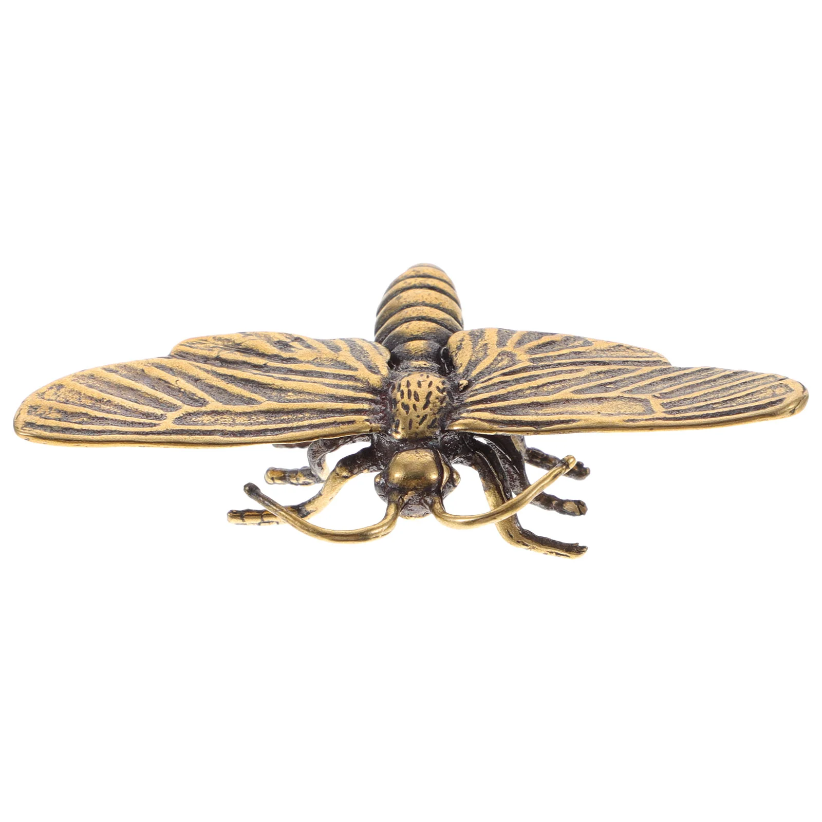 Dragonfly Ornaments Adorable Desktop Adorn Statue Figurines Decor Brass for Tabletop Creative Adornment