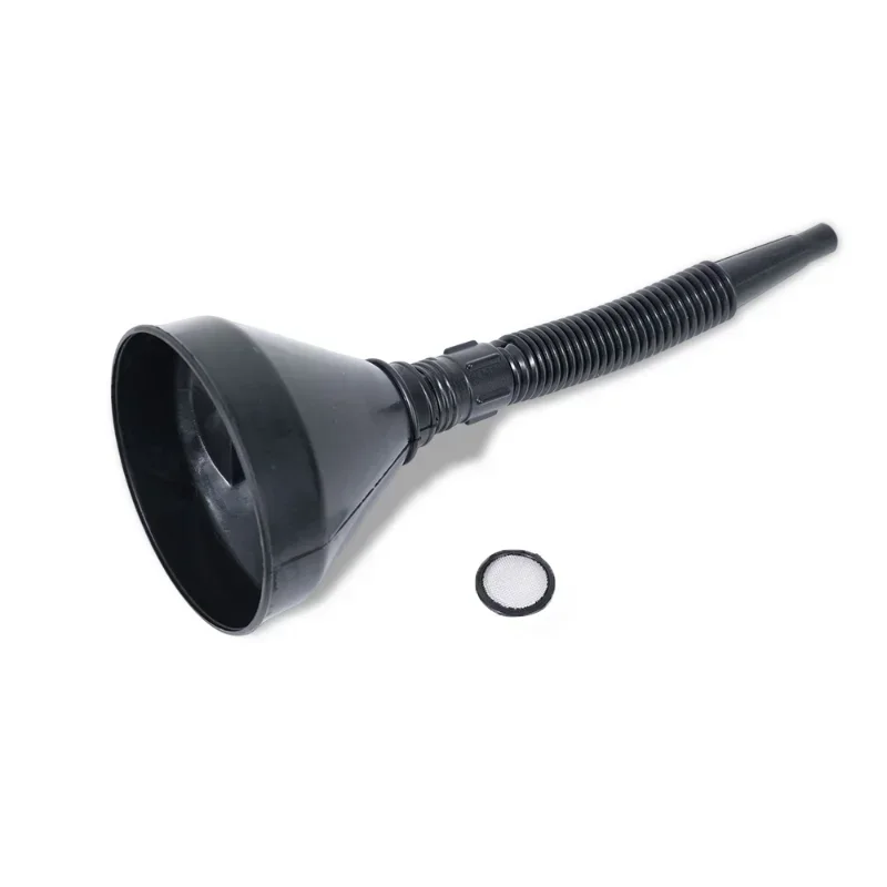 Embudo de repostaje de motor Universal con filtro para coche, motocicleta, camión, colador de llenado de gasolina, tubo de extensión, embudos de