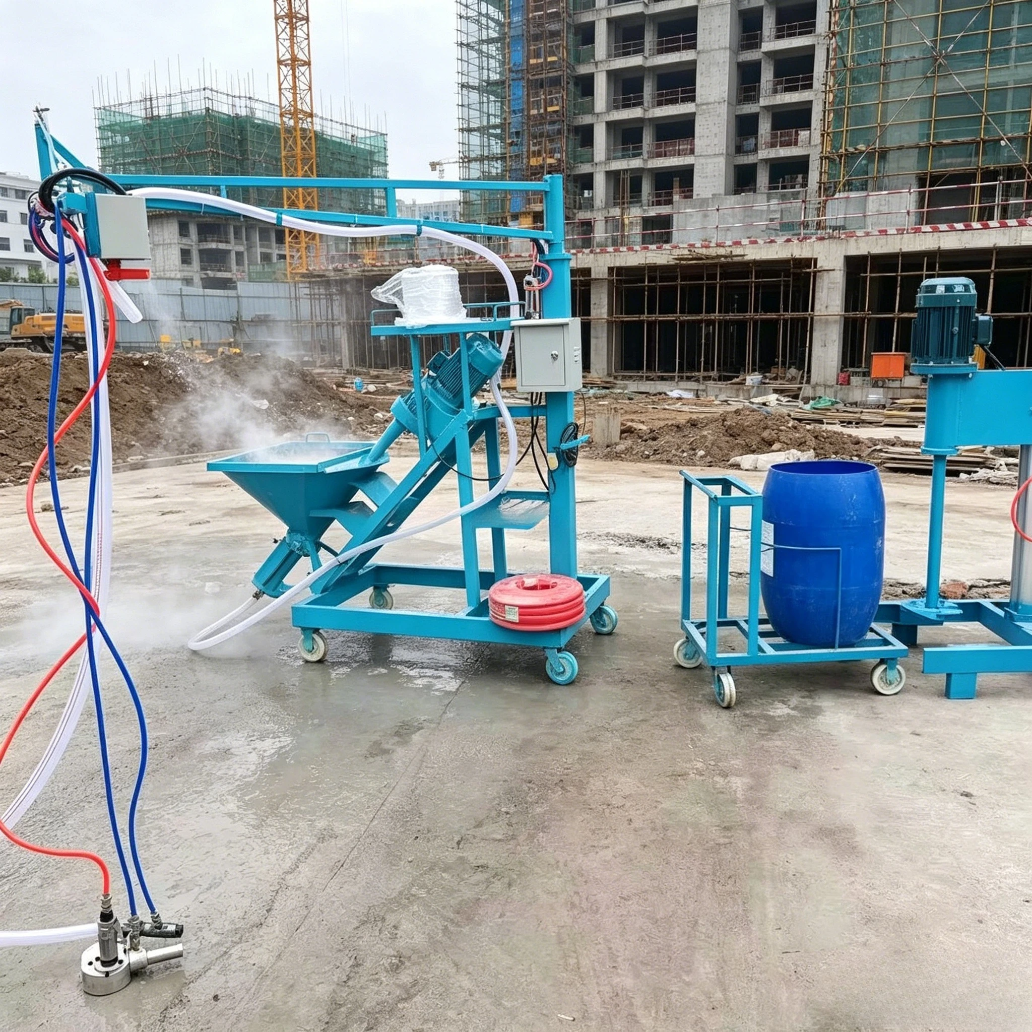 

Custom Screw Type Motor-Driven High Efficiency GRC Spraying Machine European Style Relief Roman Column Decoration Hard Material
