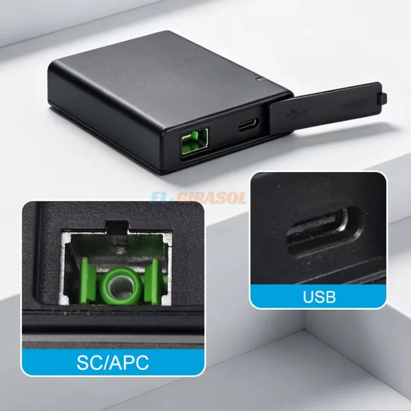 BJ200 Box OTDR Testing Module Compact Fiber Tester for Android Phone Multiple Test Modes Support OTDR Test Report Generation