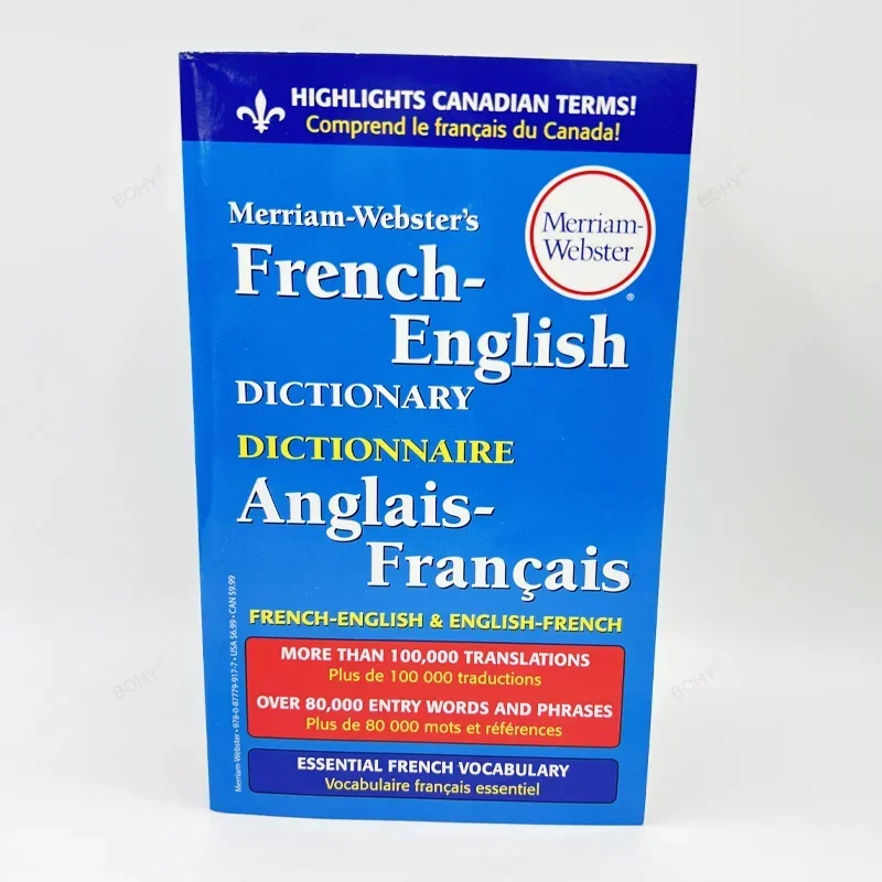 Dicionário de Inglês Francês de Merriam Webster Wordpower Livros de Aprendizagem de Línguas Originais