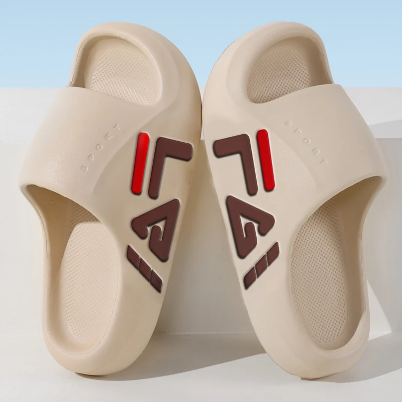 Extra-thick Sole Men Soft Air Cushion Casual Slippers EVA Sandals Fashion Flip Flops Outdoor Summer Seaside Beach Shoes
