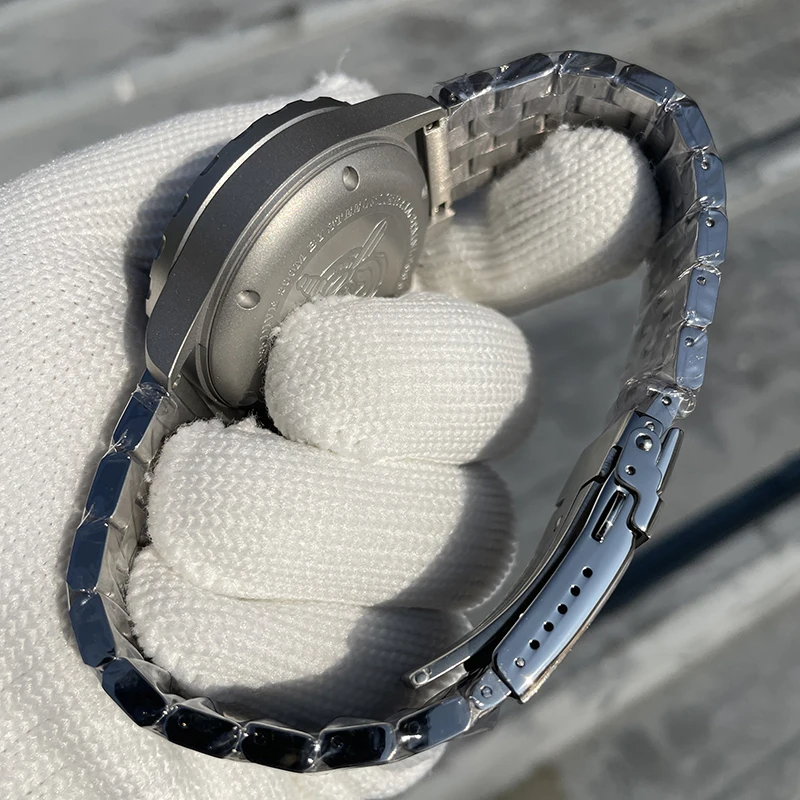 STEELFLIER мужские дайверские часы 45 мм автоматические механические наручные часы 20 бар водонепроницаемые BGW-9 светящийся сапфир NH35 стальной безель