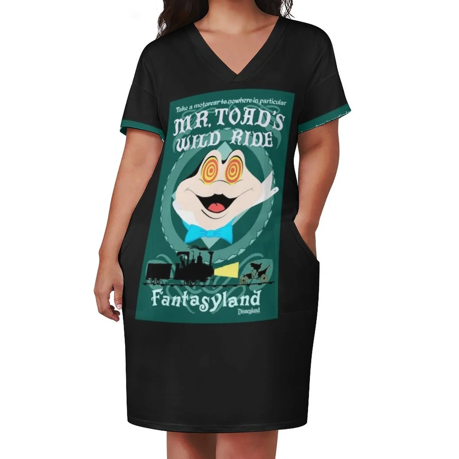 Toad & x27;s Wild Ride Camiseta clássica com bolso solto, vestidos para mulheres, vestido de verão 2025