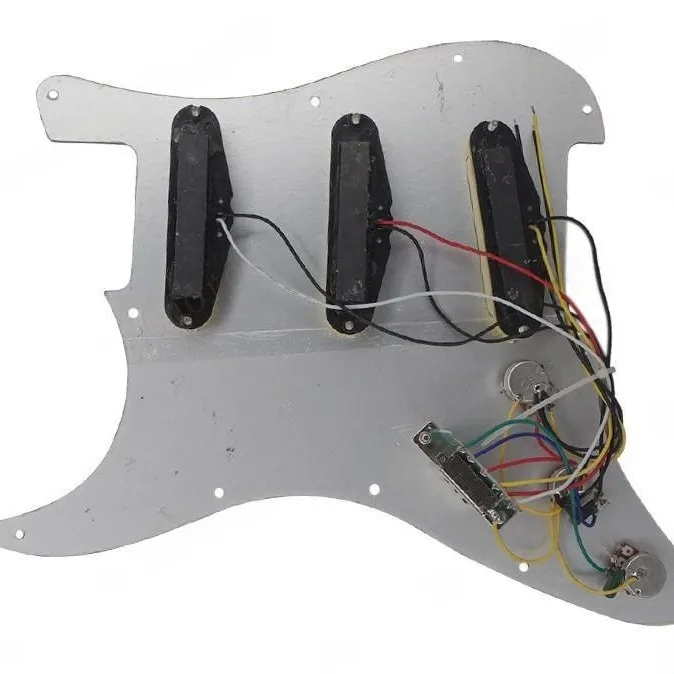 

Sq St 3, одинарная электрогитара, полный набор схем защитной платы панели в сборе, зеленый ретро