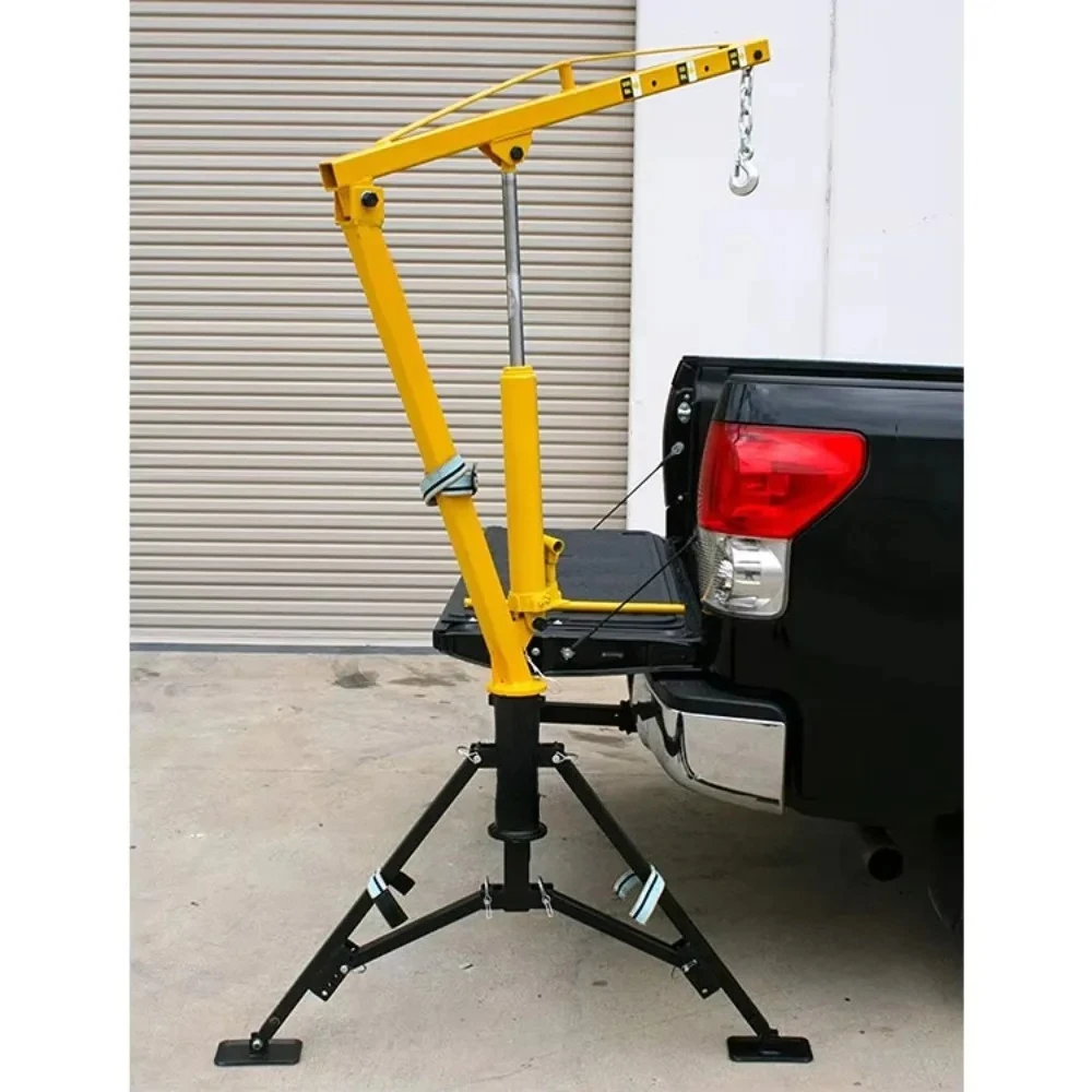 2 Ton Foldable Workshop Crane Lift Hydraulic Jack Engine Hoist Portable Garage Elevator for Automotive Repair