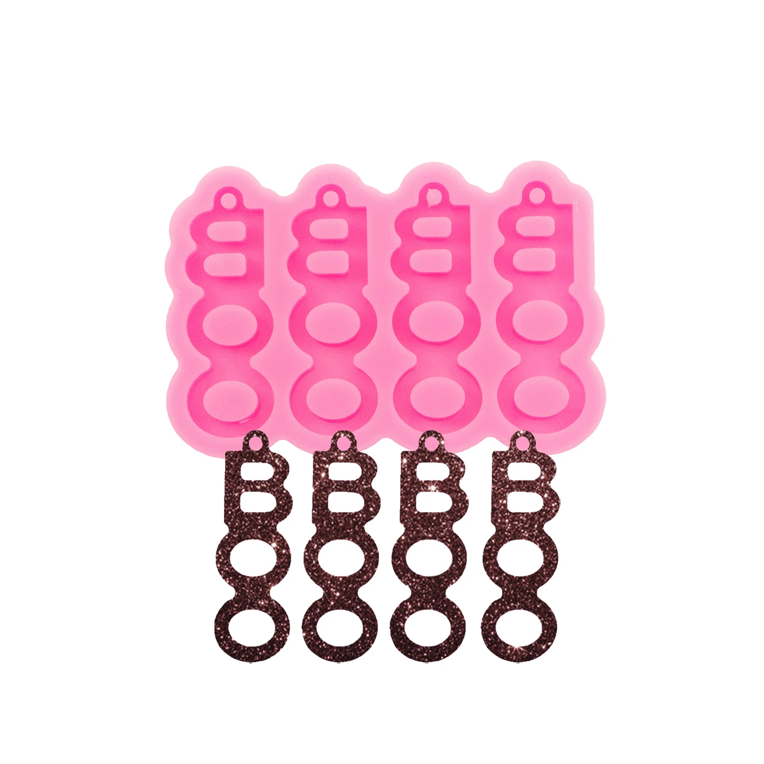 

Halloween DIY Silicone Earring Skeleton Palm Molds Epoxy Resin Jewlery Making Tools