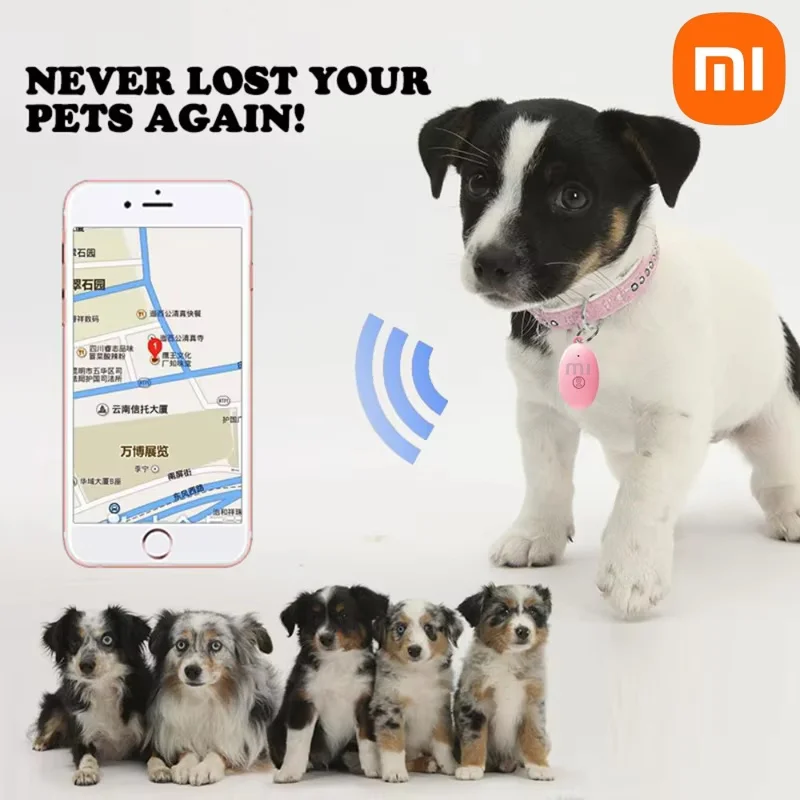 Perangkat Pelacak GPS XIAOMI Pelacak Anti Hilang IOS/Android untuk Anak-anak Dompet Kunci Hewan Peliharaan Pelacak Bluetooth Pintar