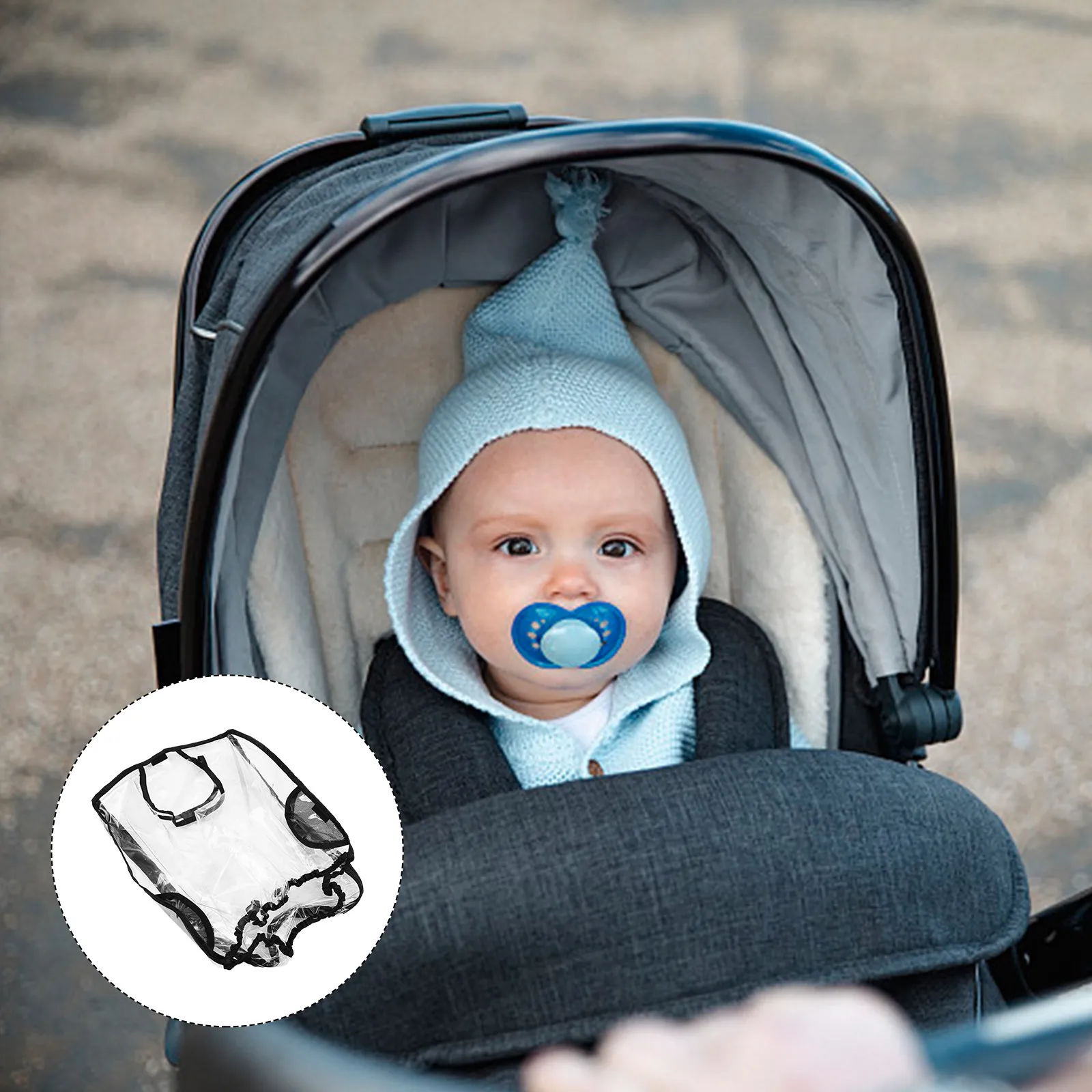 

Baby Carrier Rain Cover Windproof Safety Seat Shield Toddler Outdoor Travel Waterproof Stroller Pushchair Pram Buggy Rain Cover