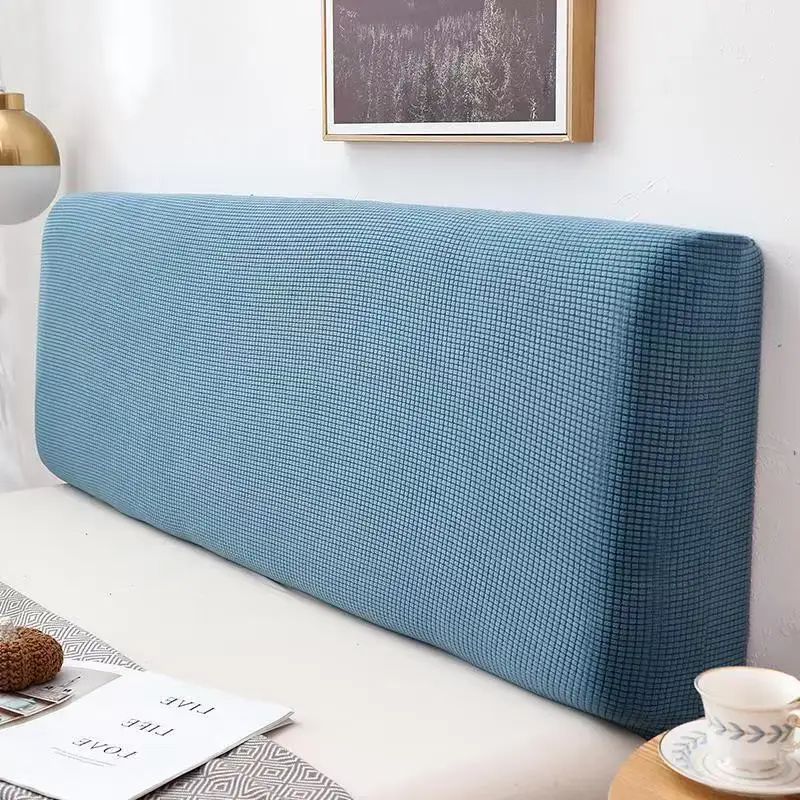 Headboard Cover All-Inclusive Soft Cover Simple Modern Nordic Backrest Cover Dustproof Universal Wooden Bed Protective Cover Uni