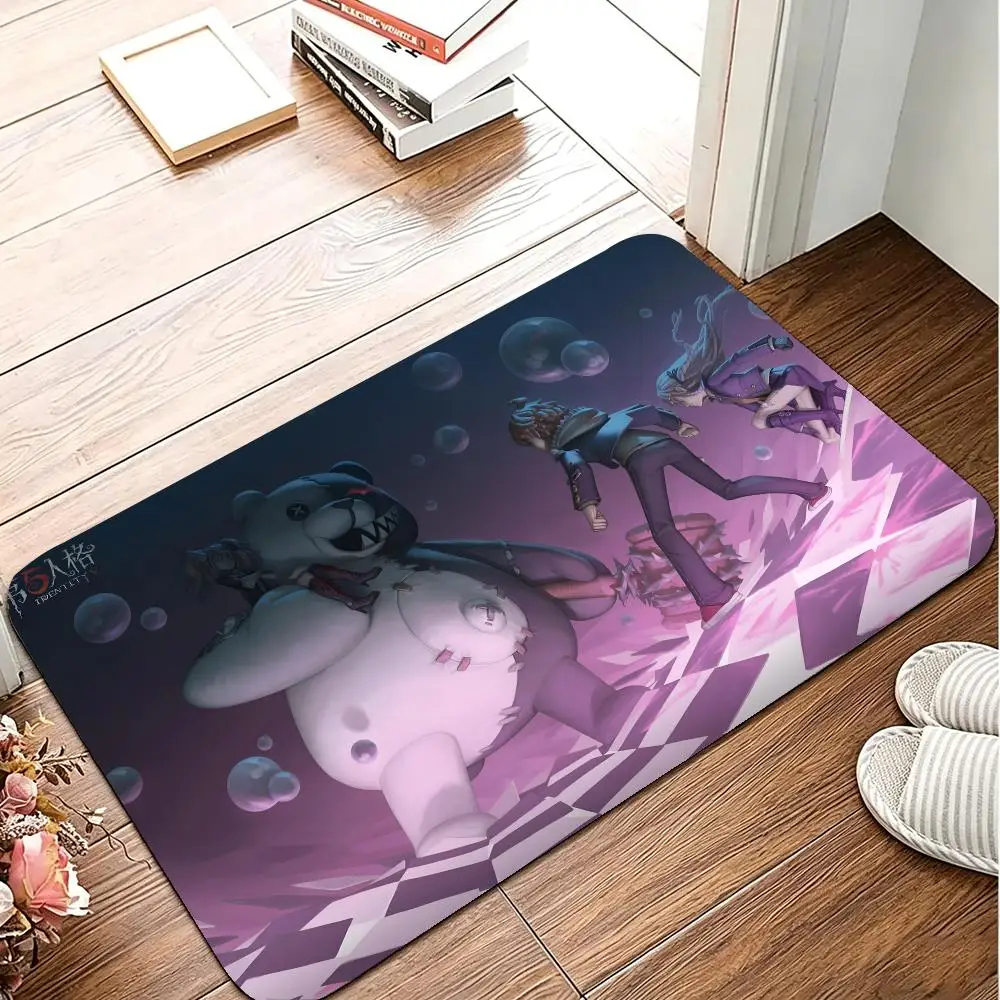 Game I-Identity V2 Floor Mat Flannel Rug Soft Non Slip Washable Door Mat For Bathroom Bedroom Kitchen Home Decor