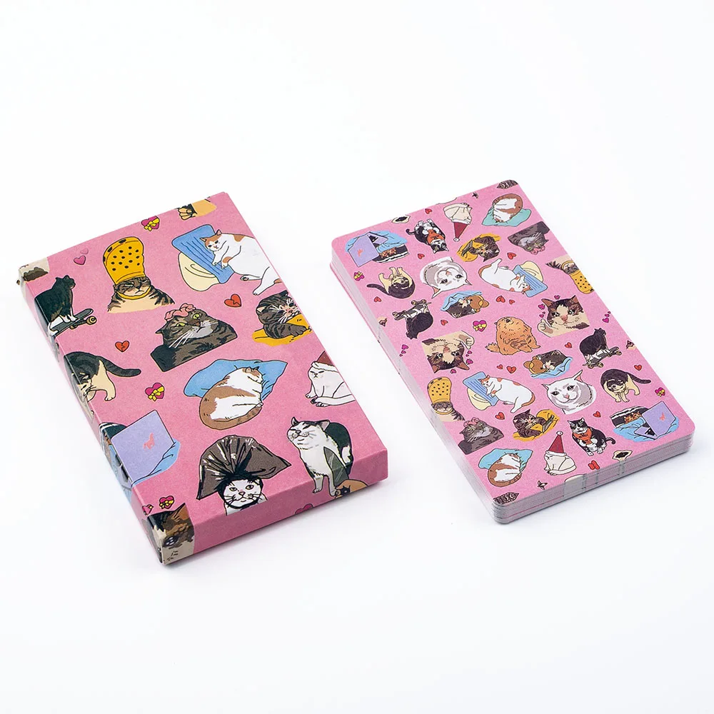 Gato meme tarô baralho engraçado bruxa gato kawaii uwu 22 arcanos principais-perfeito para reunião de família jogo de tabuleiro de adivinhação 10.3*6cm