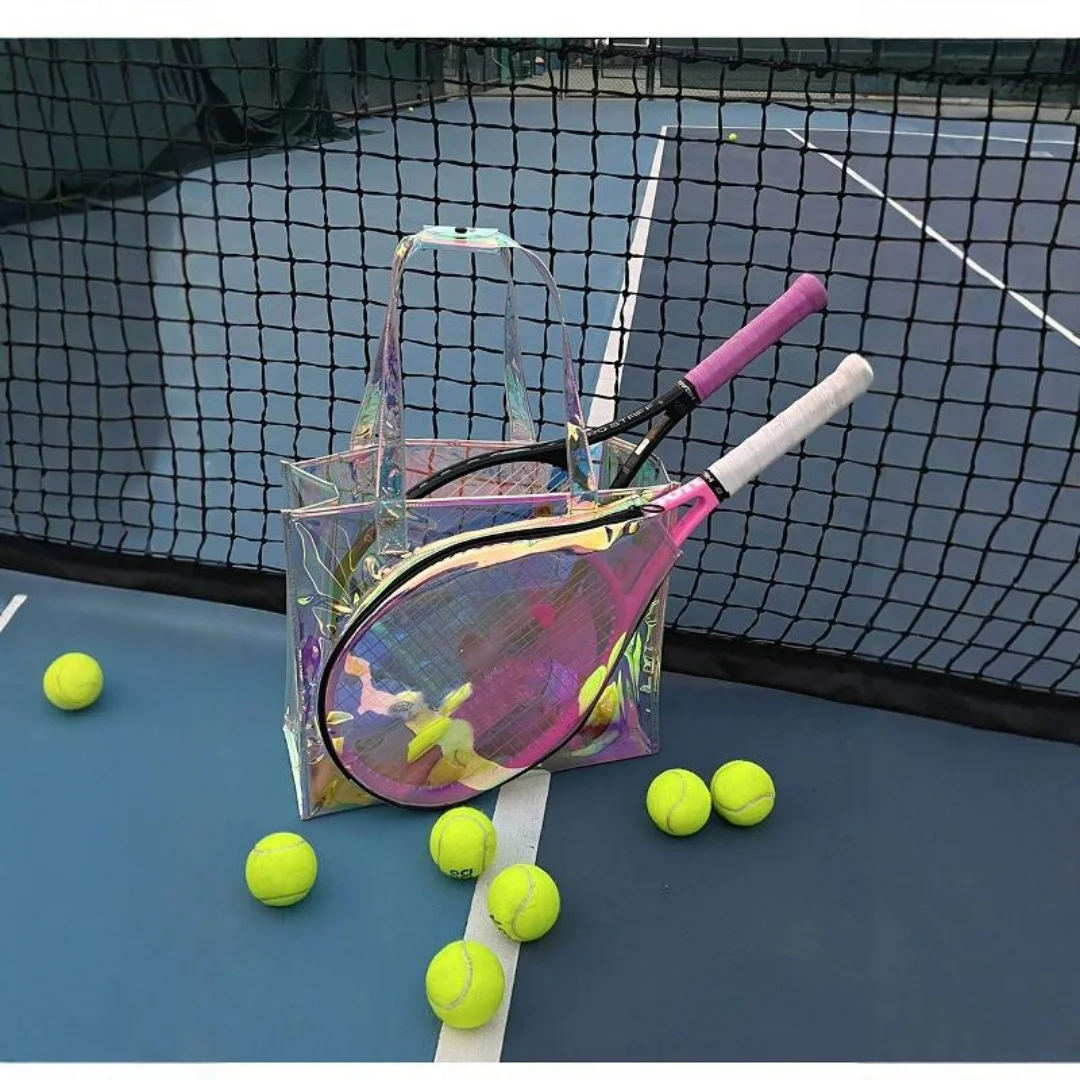 야외 스포츠 테니스 가방 다채로운 기능 토트 방수 대용량 레이저 한국어 패션 어깨 휴대용 배드민턴 가방