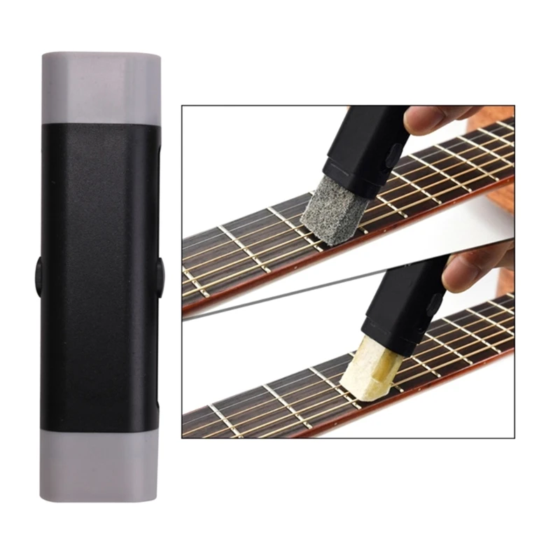 Fast Guitar Strings Cleaner Eraser Rust Remover Piano String Polishing Fret Care Tool for Acoustic Eletric Guitar Bass