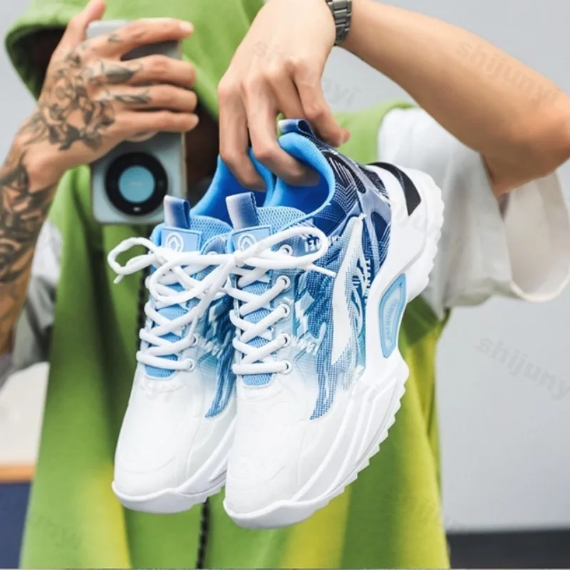 

Men Casual Sports Shoes Autumn Comfortable Non Slip Outdoor Running Shoes Lace Up Breathable Men Sneakers Zapatillas De Hombre