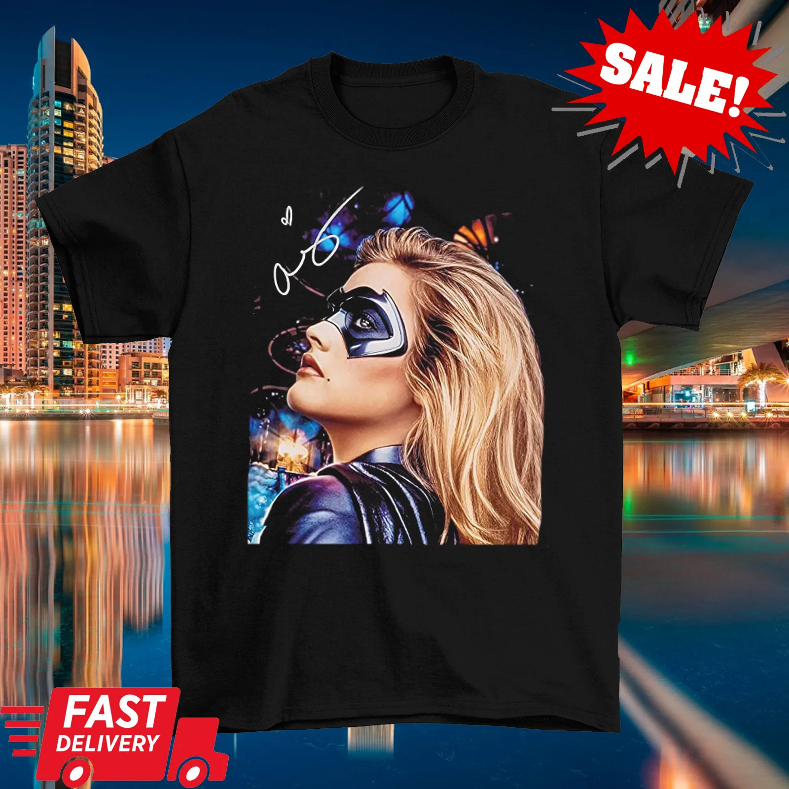 

Рубашка Alicia Silverstone Batgirl с надписью, черная унисекс, телефон