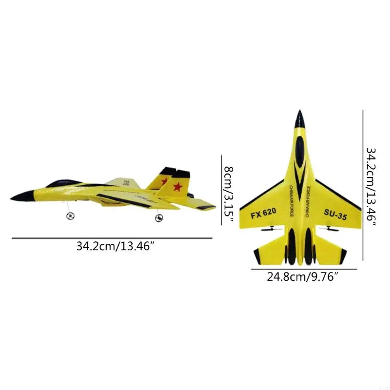 4XFE Realistyczny model myśliwca SU35 Samolot zdalnie sterowany Samolot Zabawka dla chłopców Prezent