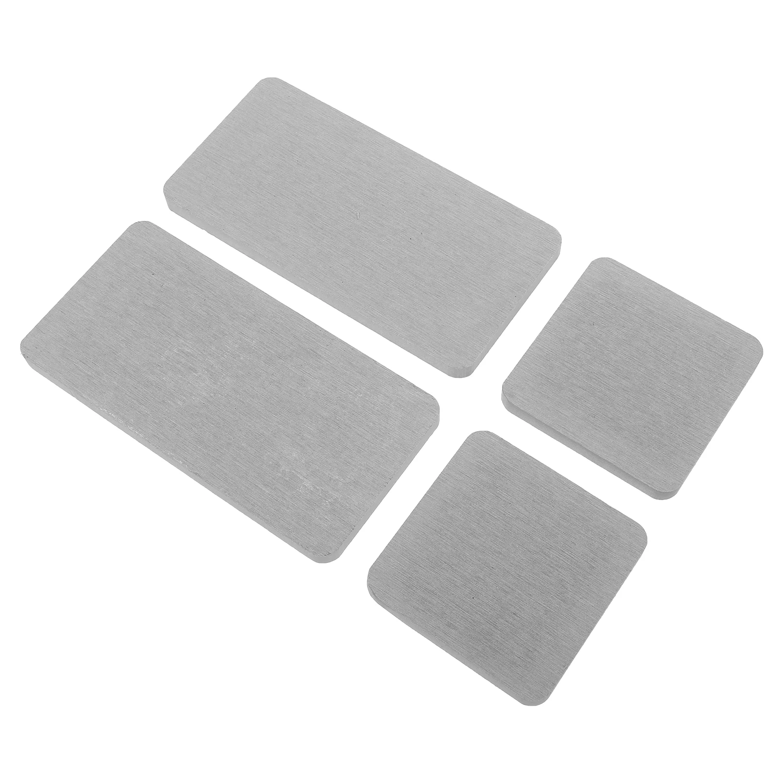 

4 Pcs White Diatomite Absorbent Mats Set Table Coaster Soap Dish Kitchen Bathroom Countertop Water Absorbent Pads For Cup