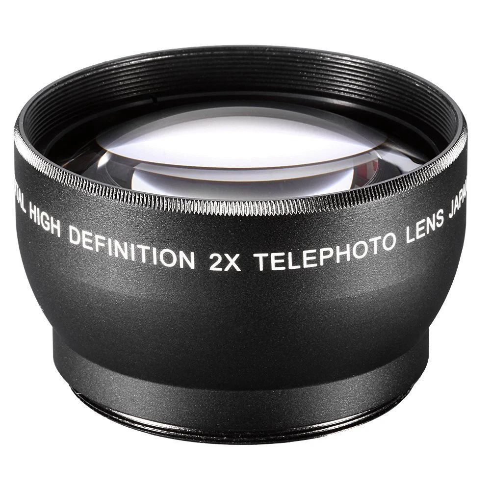 55Mm 2x Telelens Teleconverter Voor Canon Nikon Sony Pentax 18-55Mm