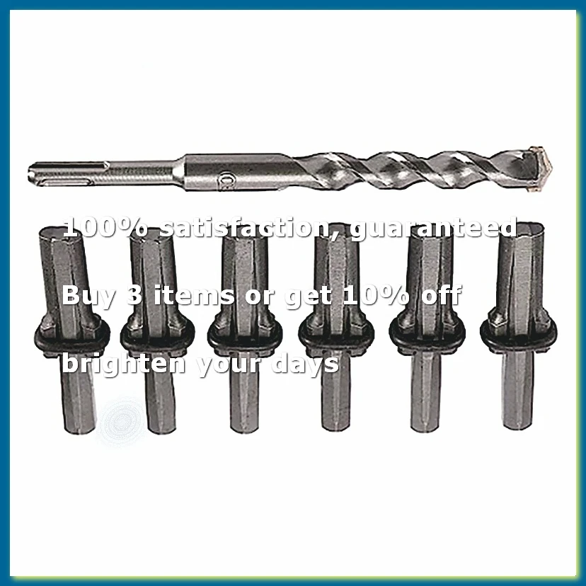 Stone Splitter Hand Tool Kit with Drill Bit Tools for Splitting Rock Concrete Marble