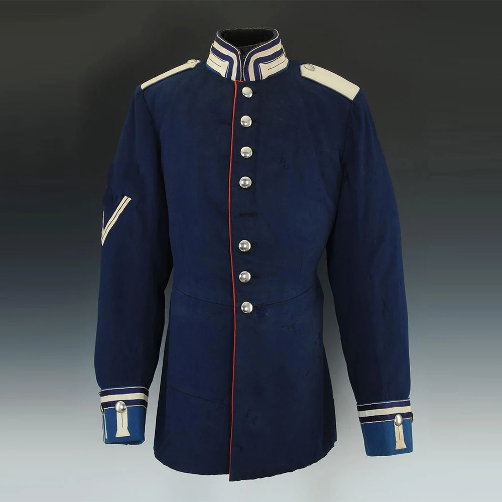 

Men's Colonial Civil War Military Hussar Jacket 18th Century General Uniform Regency Royal Guard Officer Soldier Parade Coat