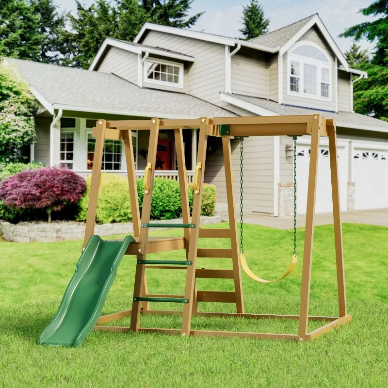 Slide indoor and outdoor toys, early education amusement kindergarten lengthened and thickened climbing frame