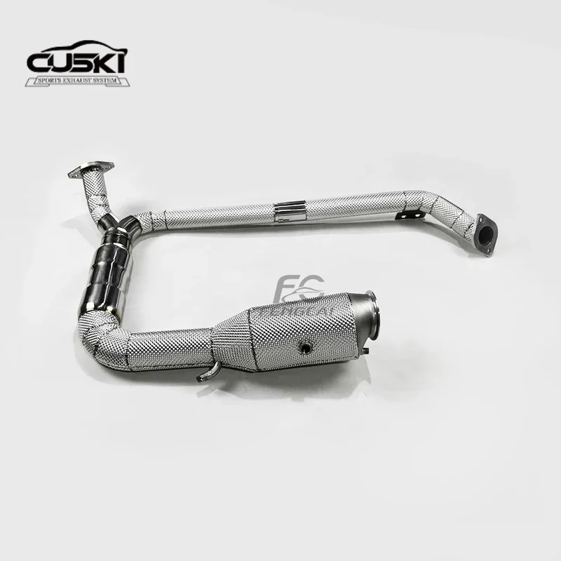 

Подходит для Porsche 718 Cayman Boxster 2.0T 2.5T, выхлопная труба из нержавеющей стали, высокопроизводительные выхлопные компоненты