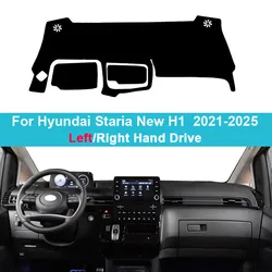 For Hyundai Staria New H1 2021-2023 2024 2025 Car Dashboard Cover Dash Mat Ultraviolet-proof Carpet Cape Protector Accessories
