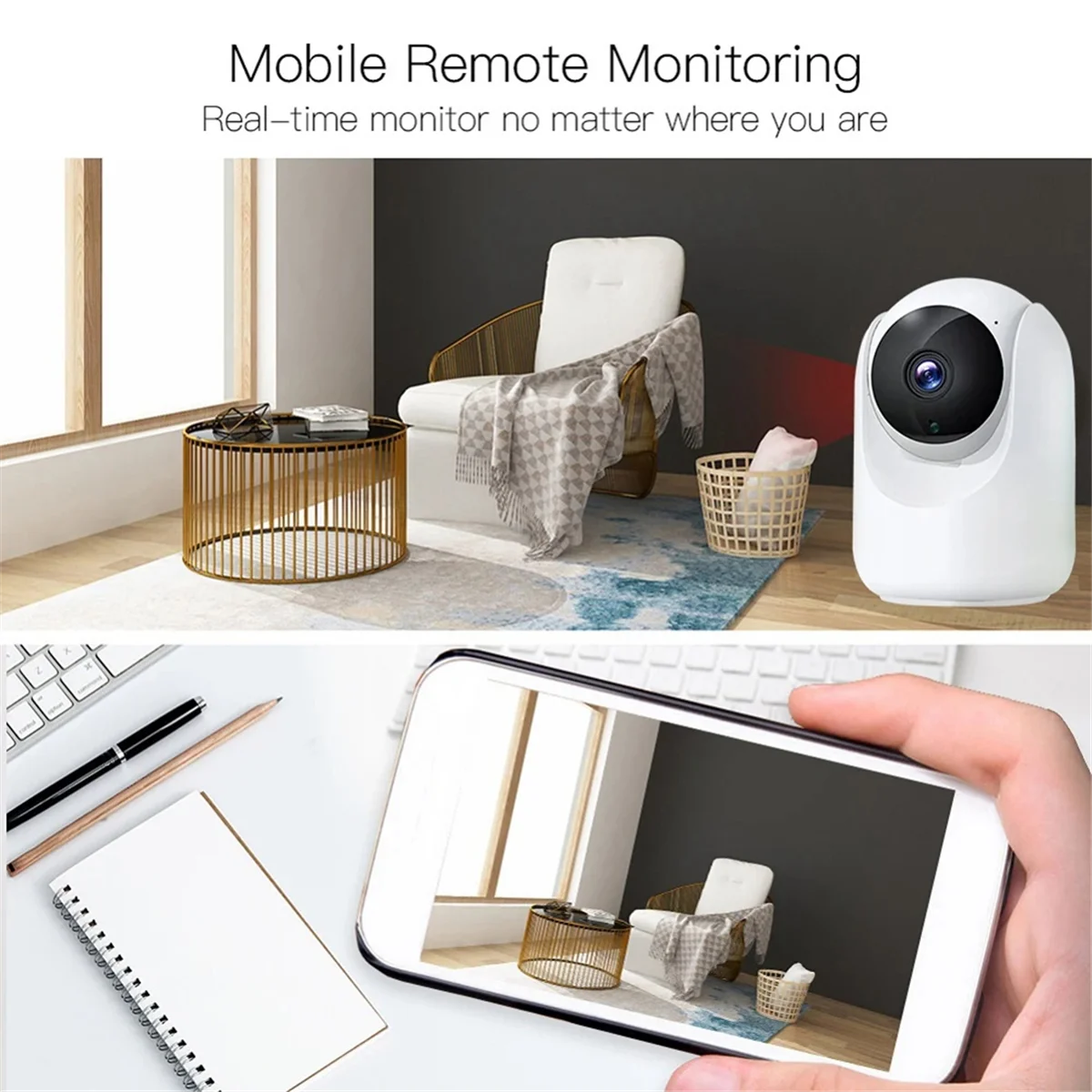 IP-камера беспроводная с поддержкой Wi-Fi, HD, 1080P