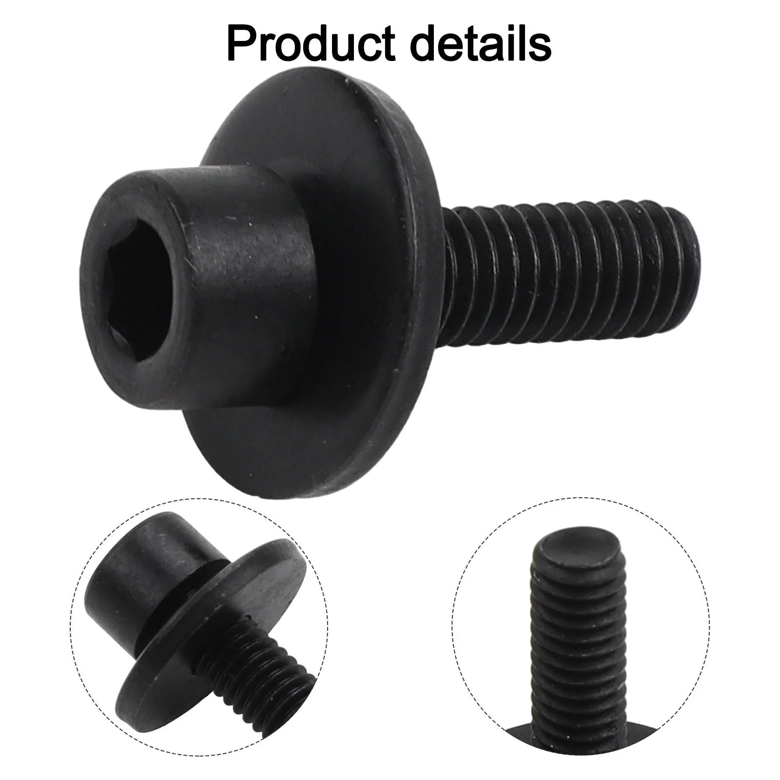 Screw and Inner Flange Washer Set Compatible with For DSS610 DSS611 BSS610 BSS611 Circular Saws M6 x 20mm Specifications