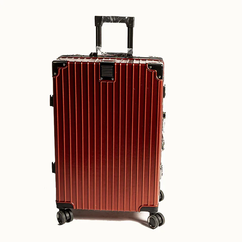 Hot Luggage Aluminium Frame Luggage Universal Wheel Boarding Travel Luggage