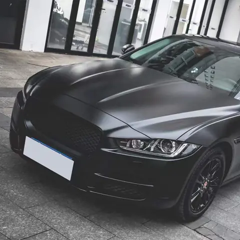 10 best sales matte black vinyl car wrap - №7