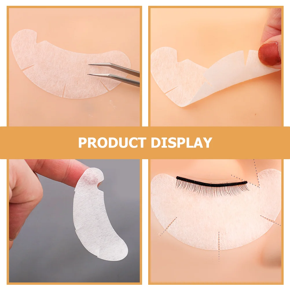 

100Pcs V Type Lash Pad Eyelash Extension Tape Comfortable Self Adhesive Eye Patch Supplies Eyeshadow Tape Eyelash Pads