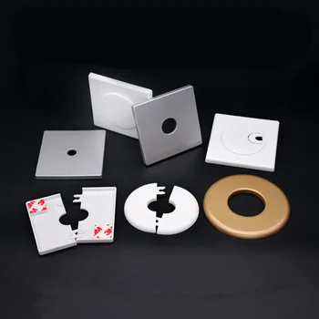 Kunststoffrohr Staubstopfen Wand Reservierte Lochabdeckung Snap-on Panel Dekorkappe für Klimaanlage Kabel Draht Steckdose Port Schutz