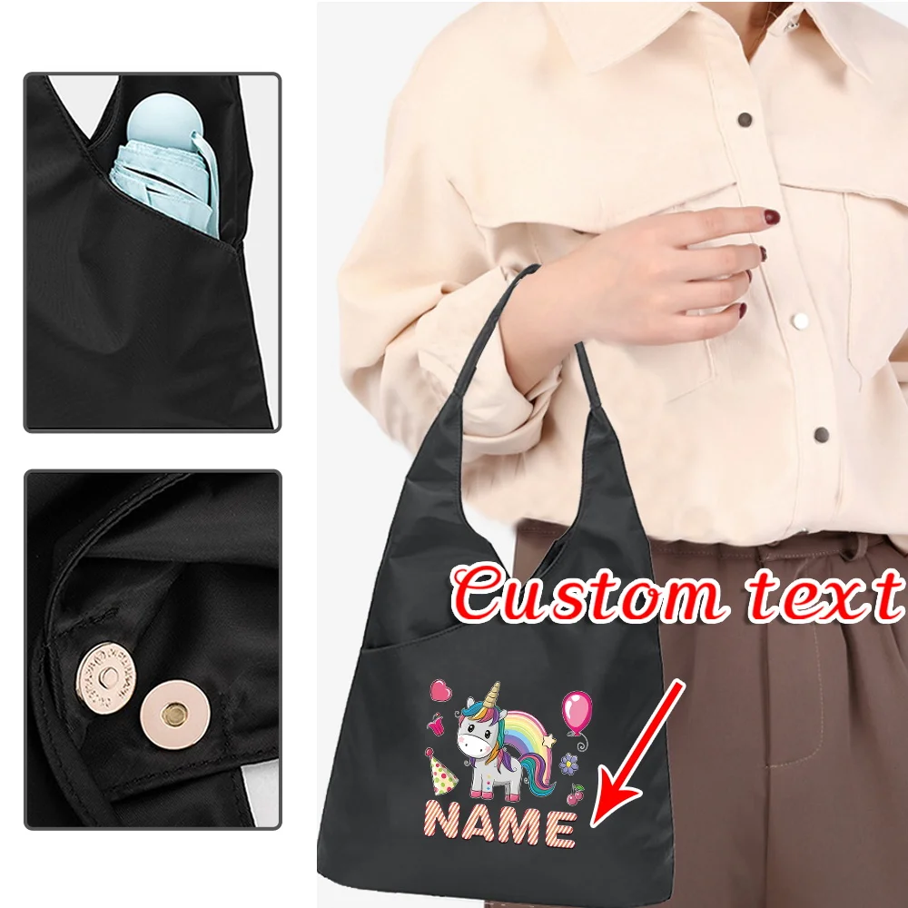 

Personalized Customized Women's Shopping Bag Large Capacity Multifunctional Travel Shoulder Bag Work Commuting Handbag