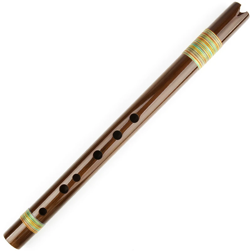 G Key Brown Flute Quena Indian Musical Instrument Quena Woodwind Instrument Dalbergia Vertical Flute