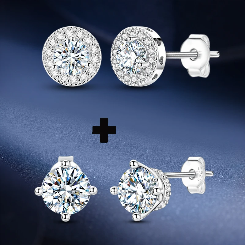 

Муассанит 5 мм 0,5 карата круглые серьги-гвоздики с бриллиантами из стерлингового серебра 925 пробы серьги для свадьбы, повседневной работы, вечеринки, роскошный подарок для женщин