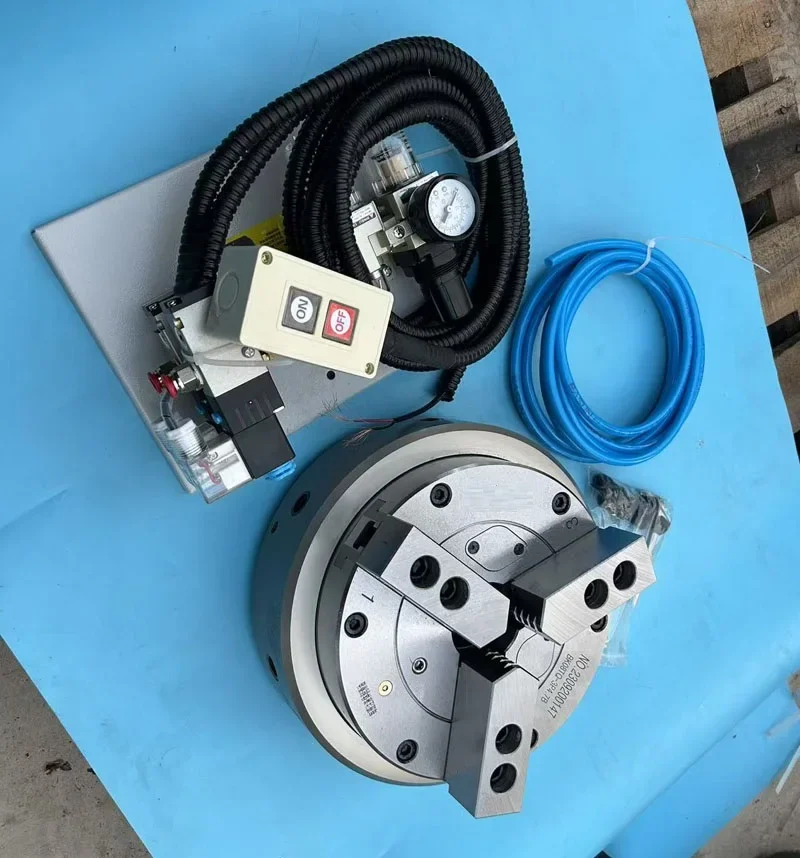 160mm 200mm Pneumatic ChuckLathe Chuck 3 Jaw Front Mounted Pneumatic Chuck 130mm