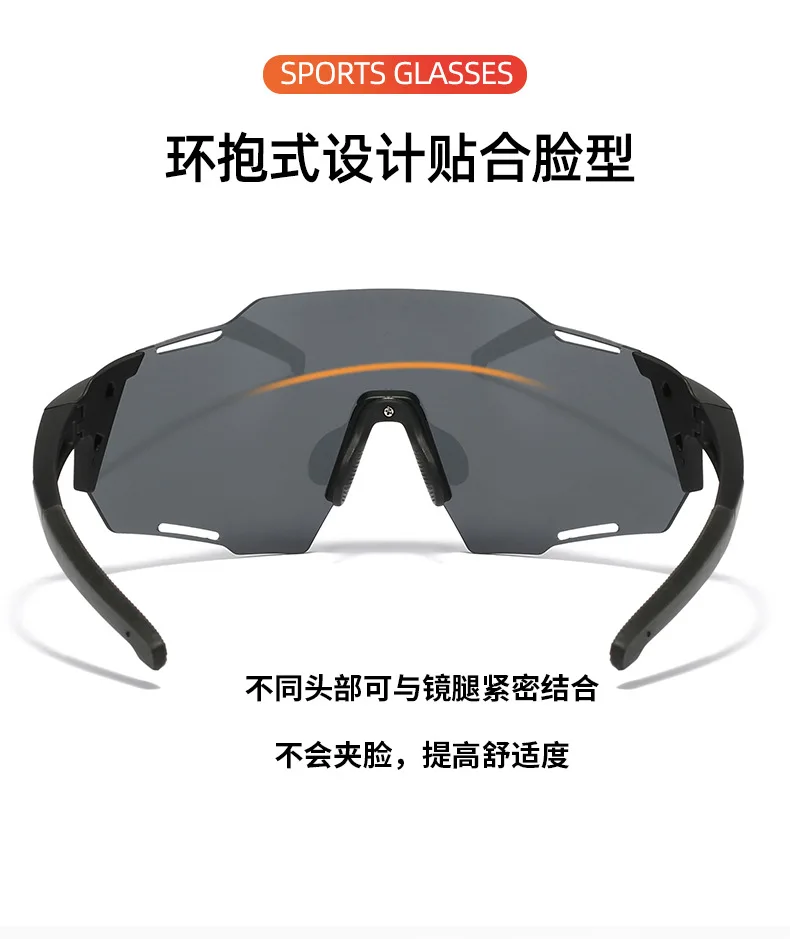 Neue Sport-Sonnenbrille für Männer und Frauen, PC-Rahmen, schlichte Brille, kurzsichtige Brillen, Myopie-Brille ﻿ -1,0 -1,5 -2,0 für Frauen – Detail 7