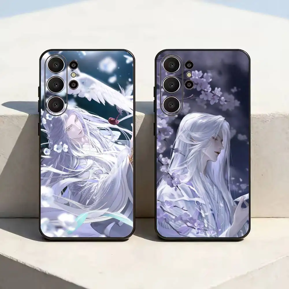 Zuo Ci-Ashes of the Kingdom  Soft Silicone Case for Samsung S26, S24, S21, S22, S23, S30, Ultra,  Plus, FE, Lite-Black