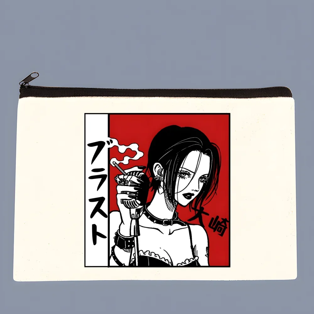 Nana Osaki Japanese Anime Manga BLAST Key Bag Classic Animation Printing  Zipper Storage Bag Customized Print