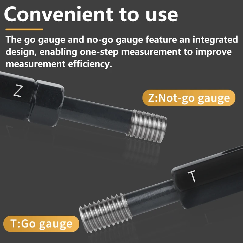 1PCS 2B 0-80~12-32 1l4 5l16 3l8 7I16 1l2 9I16 5I8 11I16 UN/UNC/UNF/UNS/UNEF America Standard Fine Thread Plug Gauge Measure Tool