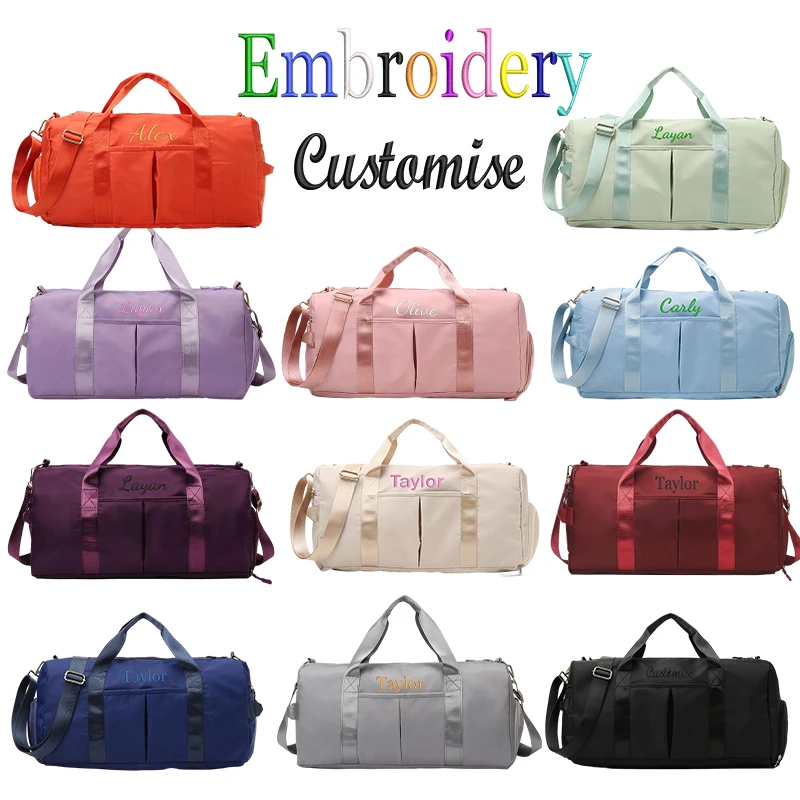 Large Capacity, Multiple Compartments, Dry and Wet Separation, Independent Shoe Compartment, Travel Sports Bag, Shoulder Bag