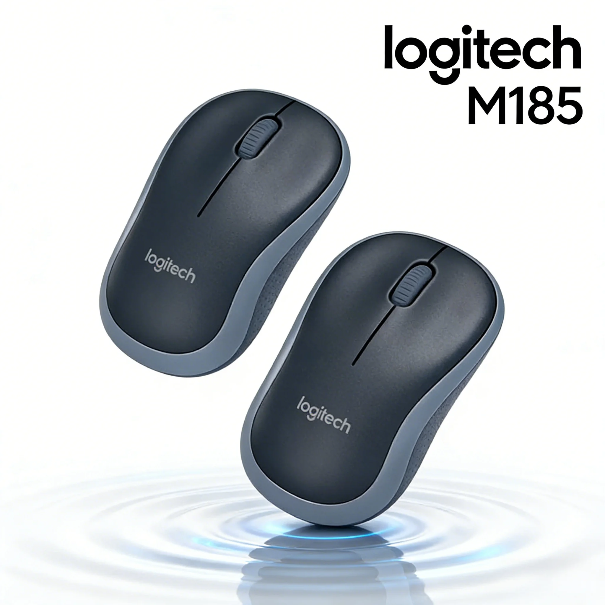 

Беспроводная мышь M185 2.4ГГц с наноприемником, Plug and Play, для корпоративных закупок