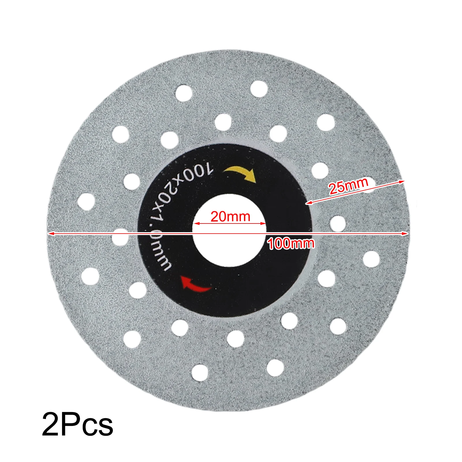 Dual-use Cutting Disc 4 Inch Saw Blade For Workshop Use High Density Emery Improve Work Efficiency For Angle Grinder