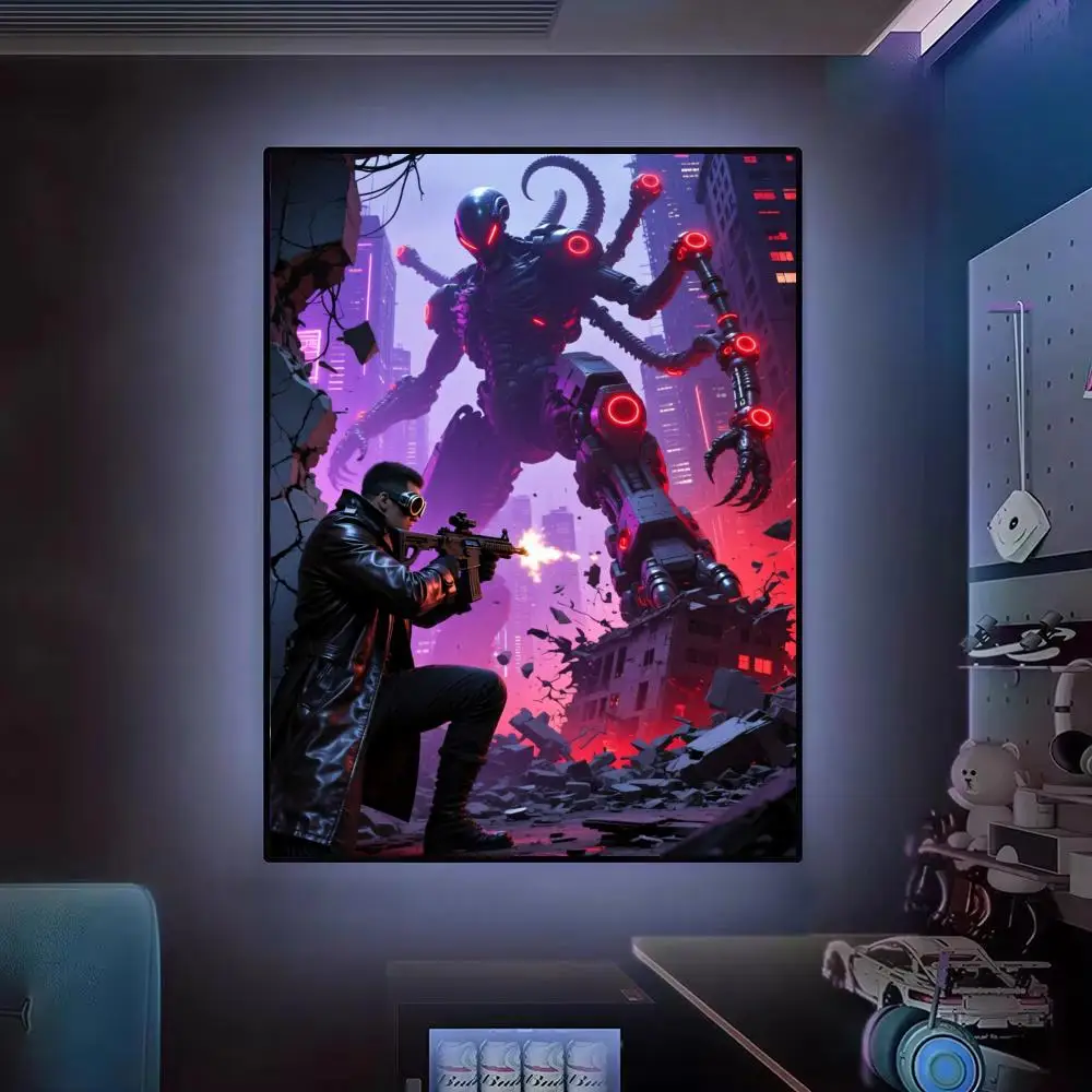 Versus Giant Epic Concept Poster Modern Aesthetic Cool Premium Decor for Bedrooms and Gaming Rooms